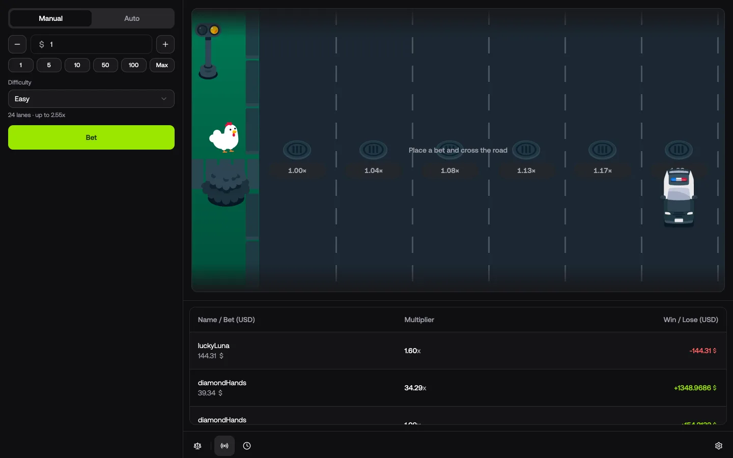 chicken interface